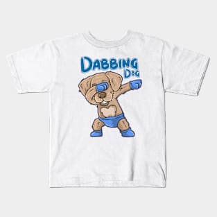 Dabbing dog Kids T-Shirt